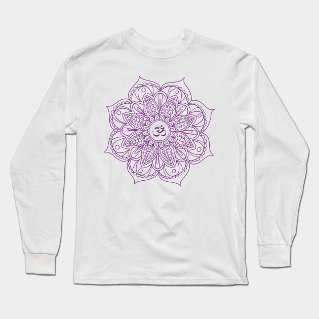 mandala-design, mandala-art, geometric, abstract, mandala and spirituality, colorful, rainbow, mandala pattern, mandala flower patterns, Flower Mandala ,Spirituality Long Sleeve T-Shirt by Utopia Shop